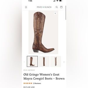 OLD GRINGO WOMENS MAYRA COWBOY BOOTS